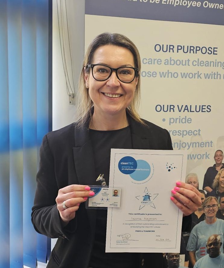 Iwona is an Area Manager at CleanTEC