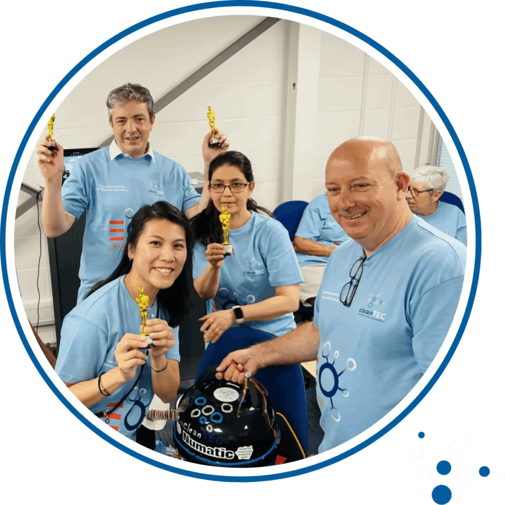 Winning cleaning awards at CleanTEC